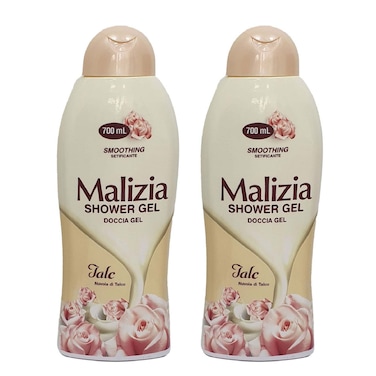 Malizia Shower Gel Talc 700MLX2