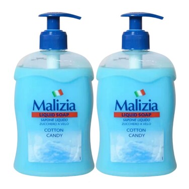 Malizia Liquid Soap Coton Cotton Candy+Musk 500MLX2