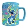 Stitch Mug Ceramic Pink Blue