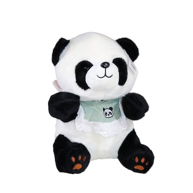 Panda Soft Plush Apron Black And White 45CM