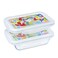 Pyrex Rectangular Jugs 2X0.8L