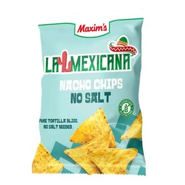 Maxim's Nacho Chips No Salt 400GR