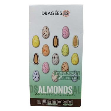 Dragees 42 Flavored Chocolate Almond 150GR