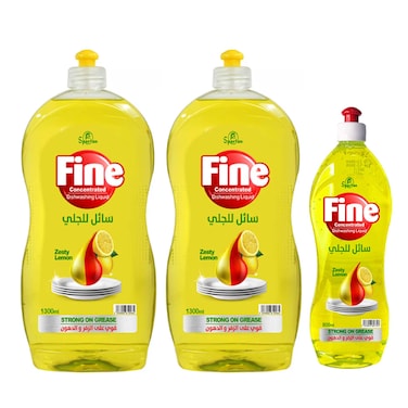 Fine Dishwsh Lemon 1.3LX2+800ML Free