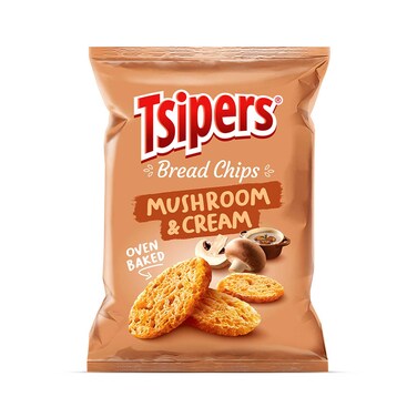 Tsipers Bread Chips Mushroom And Cream 30GR