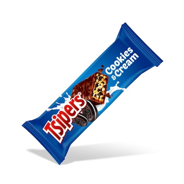 Tsipers Cookies&nbsp;And Cream Bar 22GR