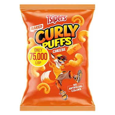 Tsipers Curly Puffs Cheese 150GR