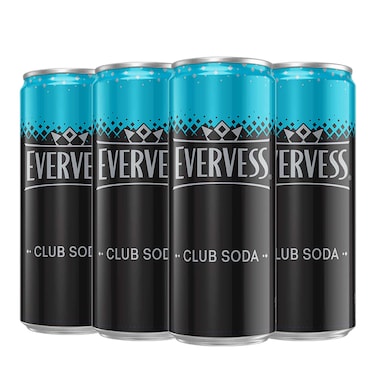 Evervess Club Soda Can 250MLX6