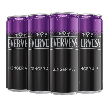 Evervess Ginger Ale Can 250MLX6