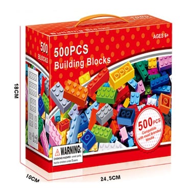 Blocks Building 500 Pieces