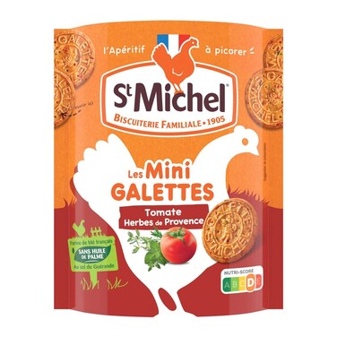 St Michel French Tomato And Herbs Biscuits 70GR