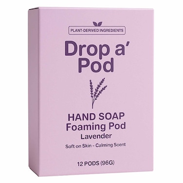 Drop Pod Hand Soap Foaming Lavander 12 Pods