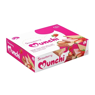 Corona Munchi Wafer Strawberry 30GRX24