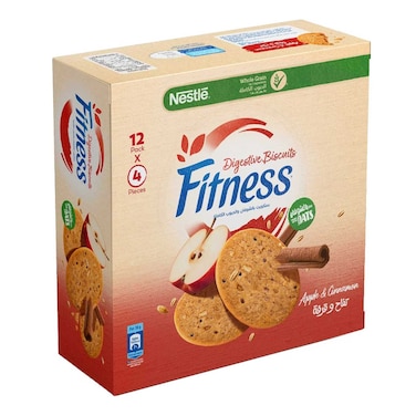Fitness Biscuit Apple And Cinnamon 30GRX12