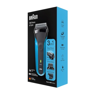 Braun Shaver 310Bt Black Box Euro