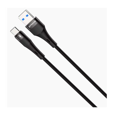Cable Light Silicone 3A 1M Black