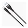 Cable Light Silicone 3A 1M Black
