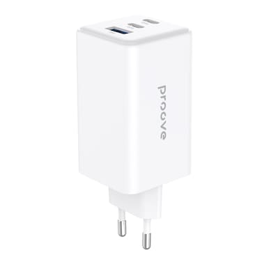 Wall Charger 100W 2 Type C And 1 Type A White