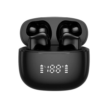 Wireless Earphone Digital Black