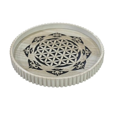 Wood Round Tray