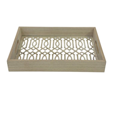Transparent With Wood Tray