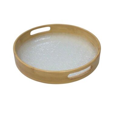 Round Transparent Tray Medium