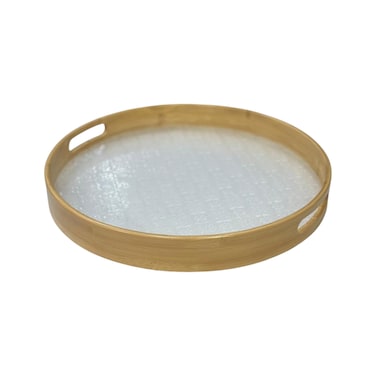 Round Transparent Tray Large