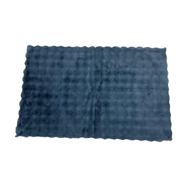 Fur Carpet Navy Bleu