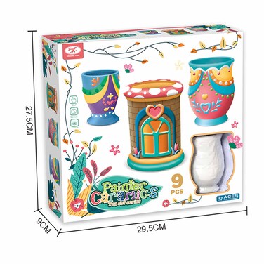 Porcelian Pencil Holder Painting