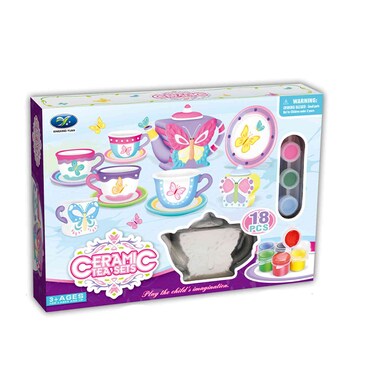 Cermaic Painting 18 Pieces