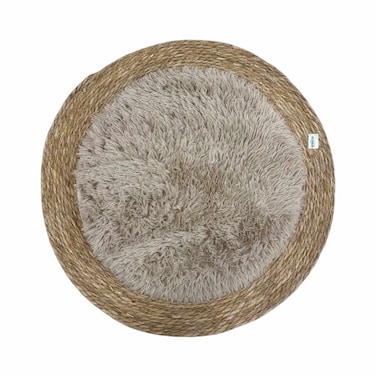 Bamboo Carpet W/Beige80Cm