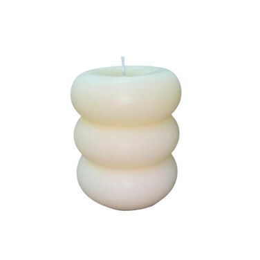 Beige Round Candle