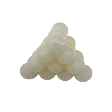 Lozenge Candle Beige