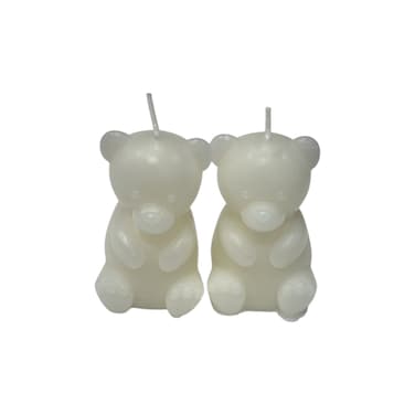 Bear Beige Candle