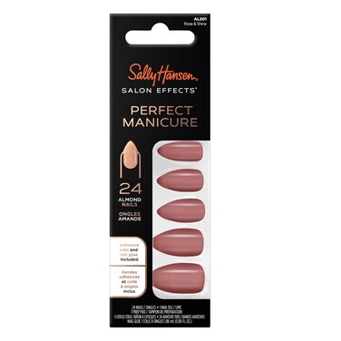 Sally Nails Kit Almond Rose And Shine