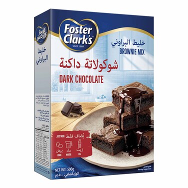 Foster Clarck's Dark Chocolate Brownie Mix 500GR