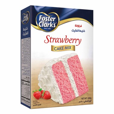 Foster Clarck's Cake Mix Strawberry 500GR