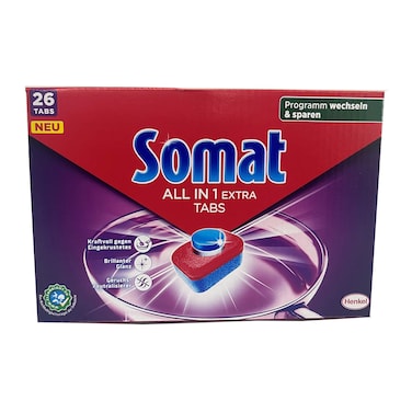 Somat Auto Dishwashing 26 Tablet Extra Reg 430GR