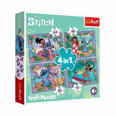 Puzzles 4 In 1 Disney Lilo And Stit