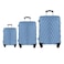 Dubai Trolley 3 Pieces Abs 53CM 63CM 73CM Blue