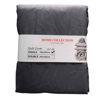 Quilt Cover Single Grey 160X205CM