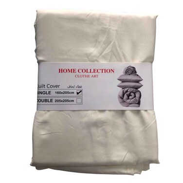 Quilt Cover Single Off White 160X205CM