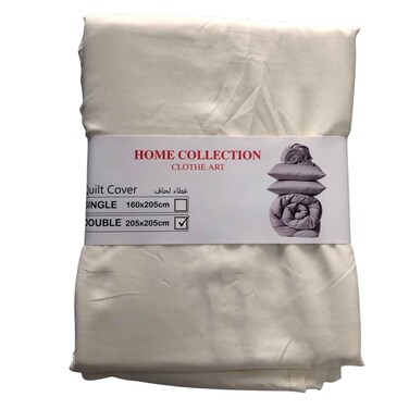 Quilt Cover Double White 205X205CM