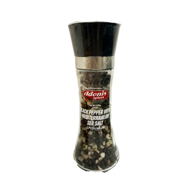 Adonis Mediterranean Sea Salt With Black Pepper 150GR