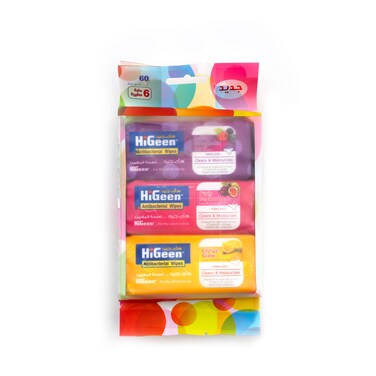 Higeen Wipes 10 Sheets 6 Packs