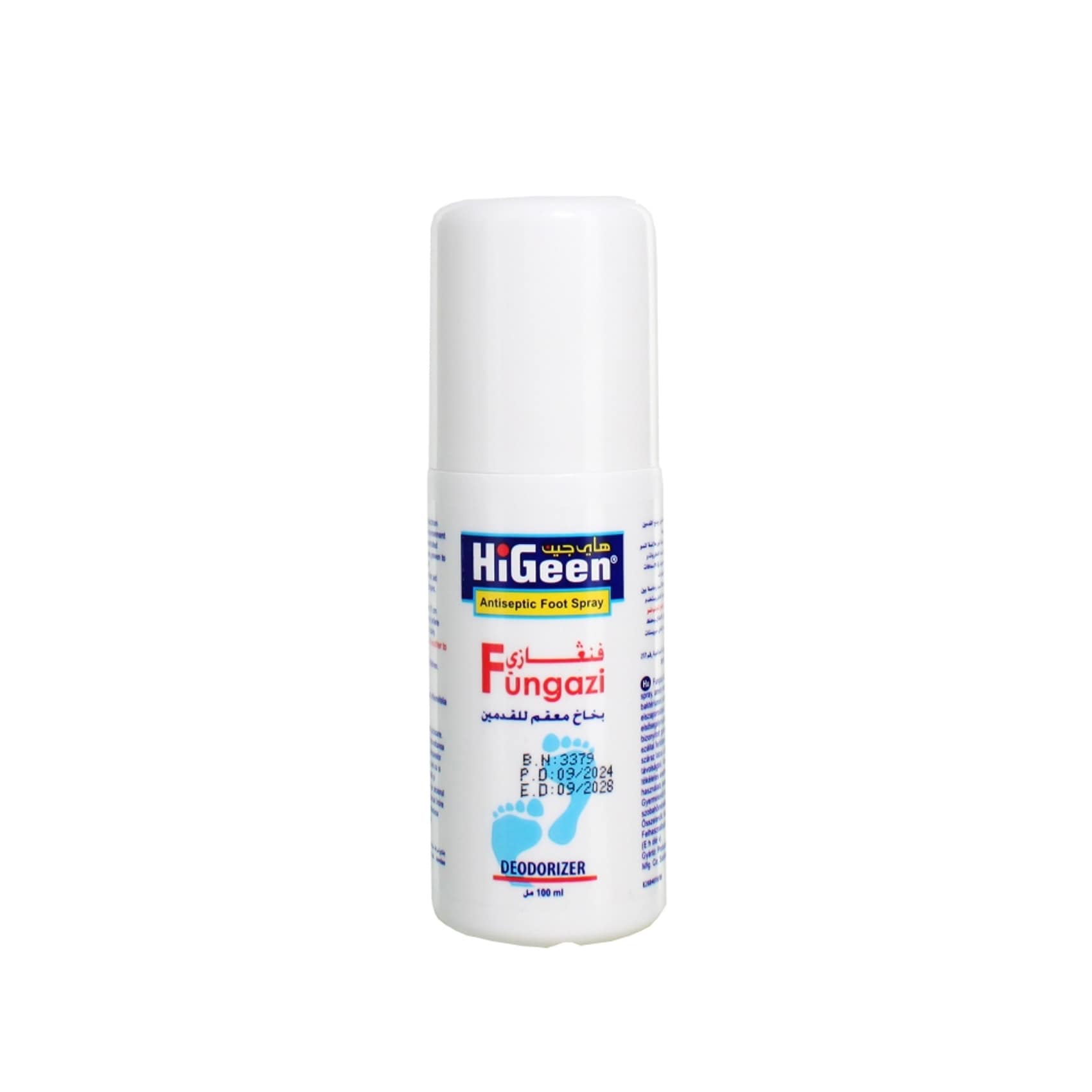 Buy Higeen Foot Spray 100ML Online | Carrefour Lebanon