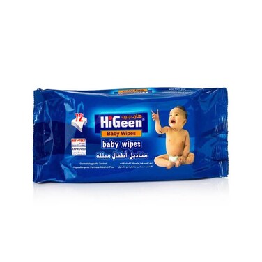 Higeen Baby Wet&nbsp;Wipes 72 Sheets