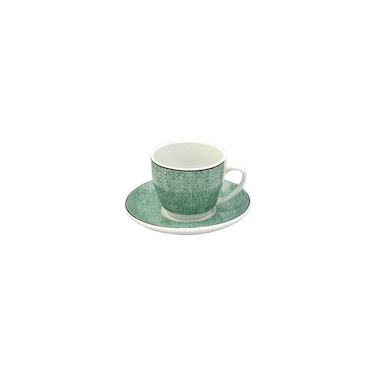Decal Cup Saucer Green 90ML