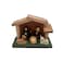 13X6X10Cm Crib W Nativity Set