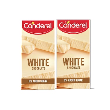 Canderel White Chocolate 75GRX2 Special Price